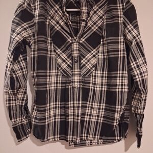 GAP Monochrome Plaid Shirt